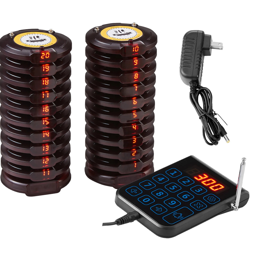 Restaurant Pager System Wireless Long Range Lineup Waiting Queue