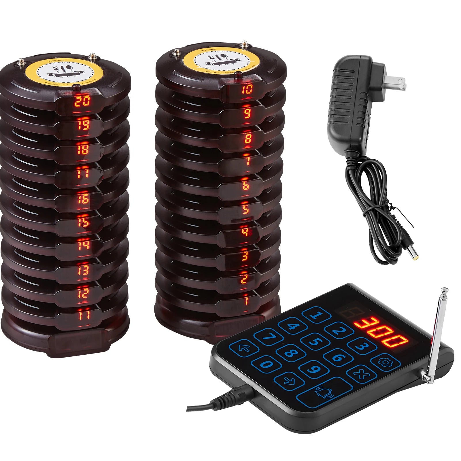 Restaurant Pager System Wireless Long Range Lineup Waiting Queue