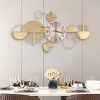 Creative Modern Metal Wall Clock,Battery Operated
