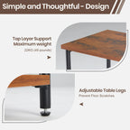 2/3-Tier End Table Side Tables with Adjustable Feet
