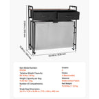 Metal Frame Freestanding Storage Organizer Baskets for Dirty Clothes