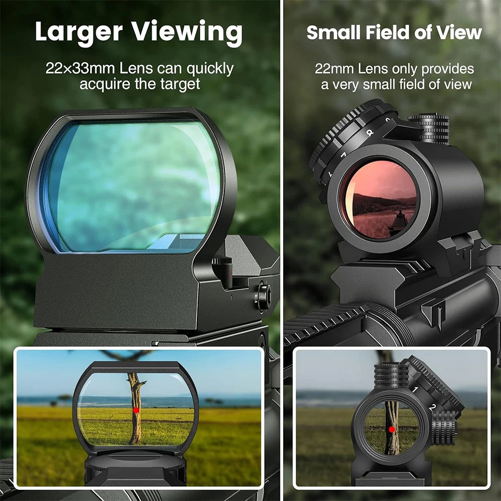 Tactical Red Green Dot Sight Scope Optics scope Red Dot Sight Hunting Optics