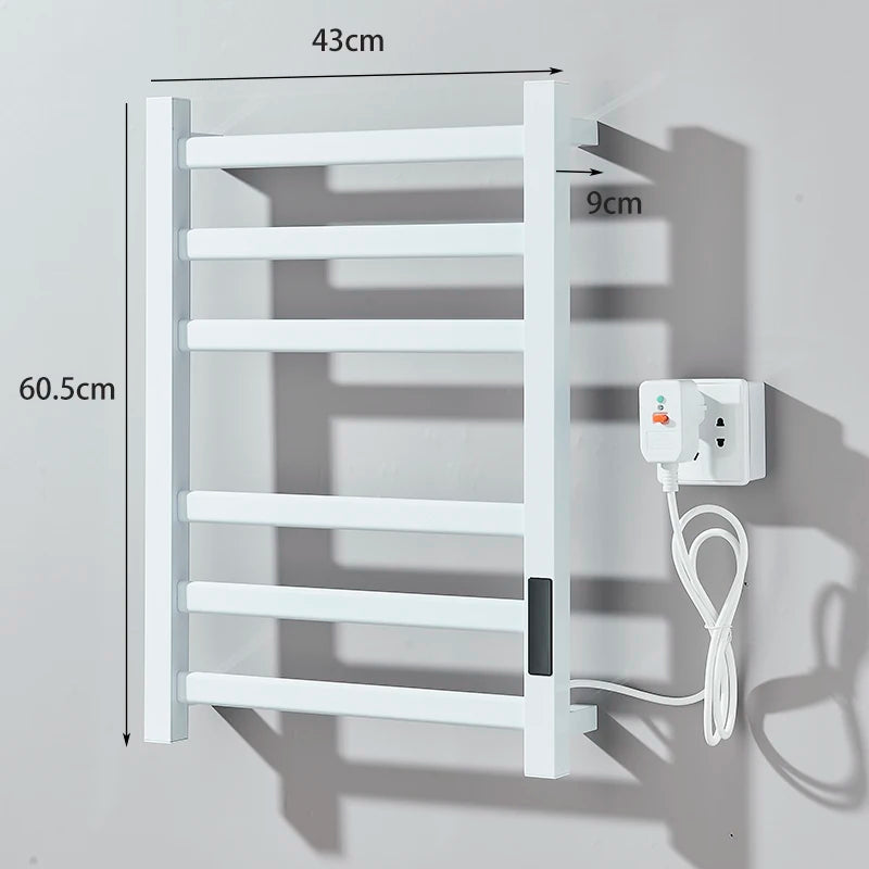 Temperature &Time Control Smart Home Heated Towel Rail Towel Warmer