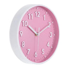 8 Inch Wall Clock 3D Number Quartz Battery Operated Silent Non-Ticking