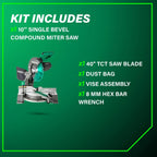 10-Inch Single Bevel Compound Miter Saw,