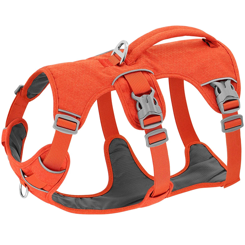 Reflective Dog Harnesses Durable Vest With Handle Adjustable