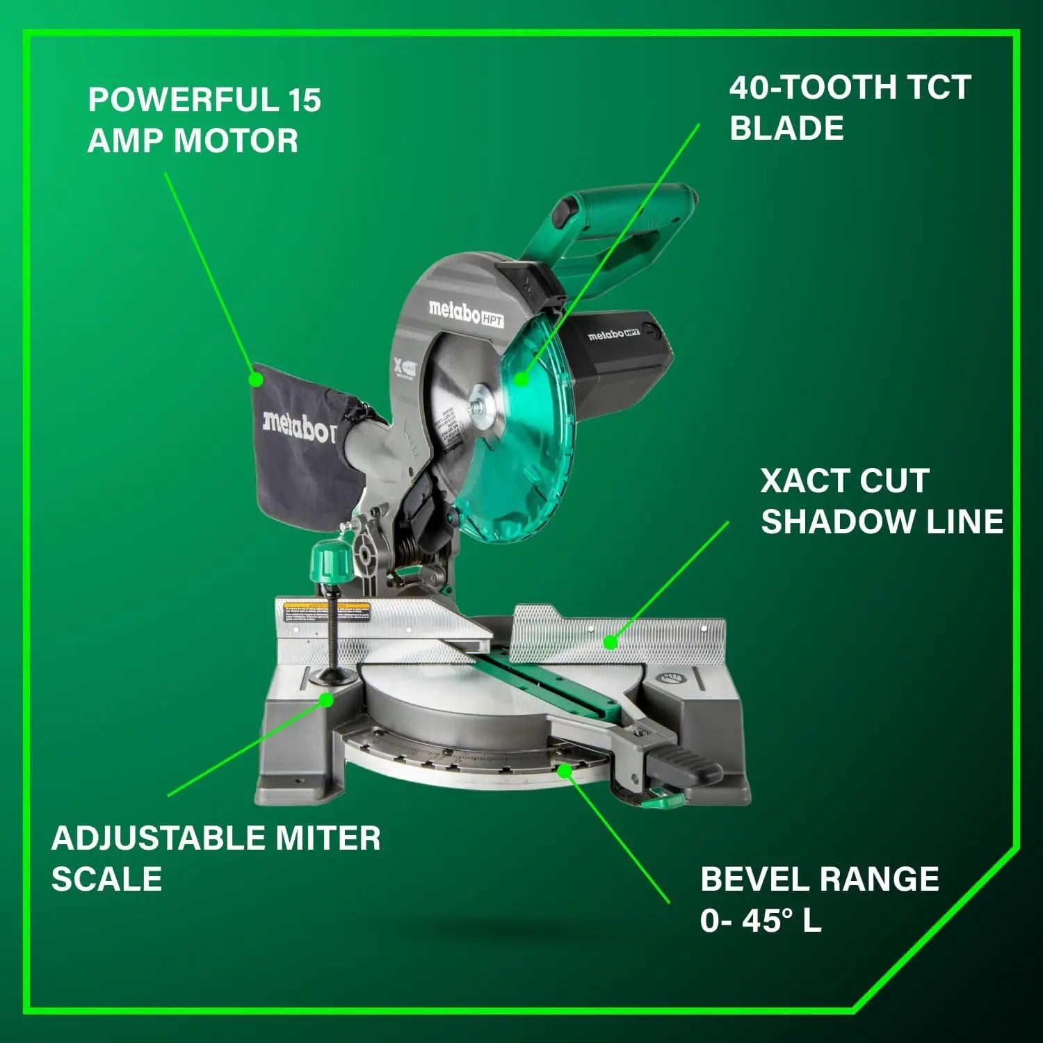 10-Inch Single Bevel Compound Miter Saw,