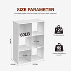 9 Cube Storage Organizer Wooden Shelf Bookcase