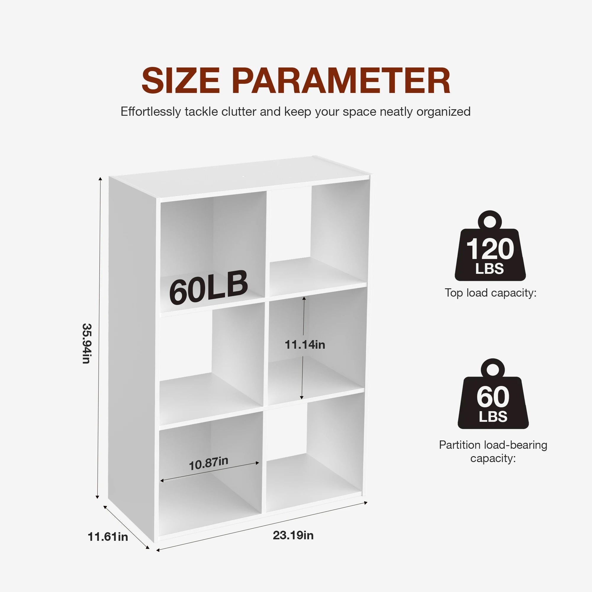 9 Cube Storage Organizer Wooden Shelf Bookcase