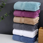 Solid Color Cotton Super Absorbent Hand andFace Towel