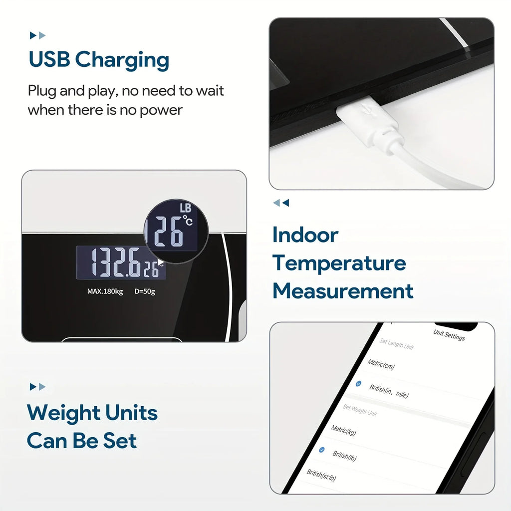 Electronic Scale, 396 Pound Digital Bathroom Scale