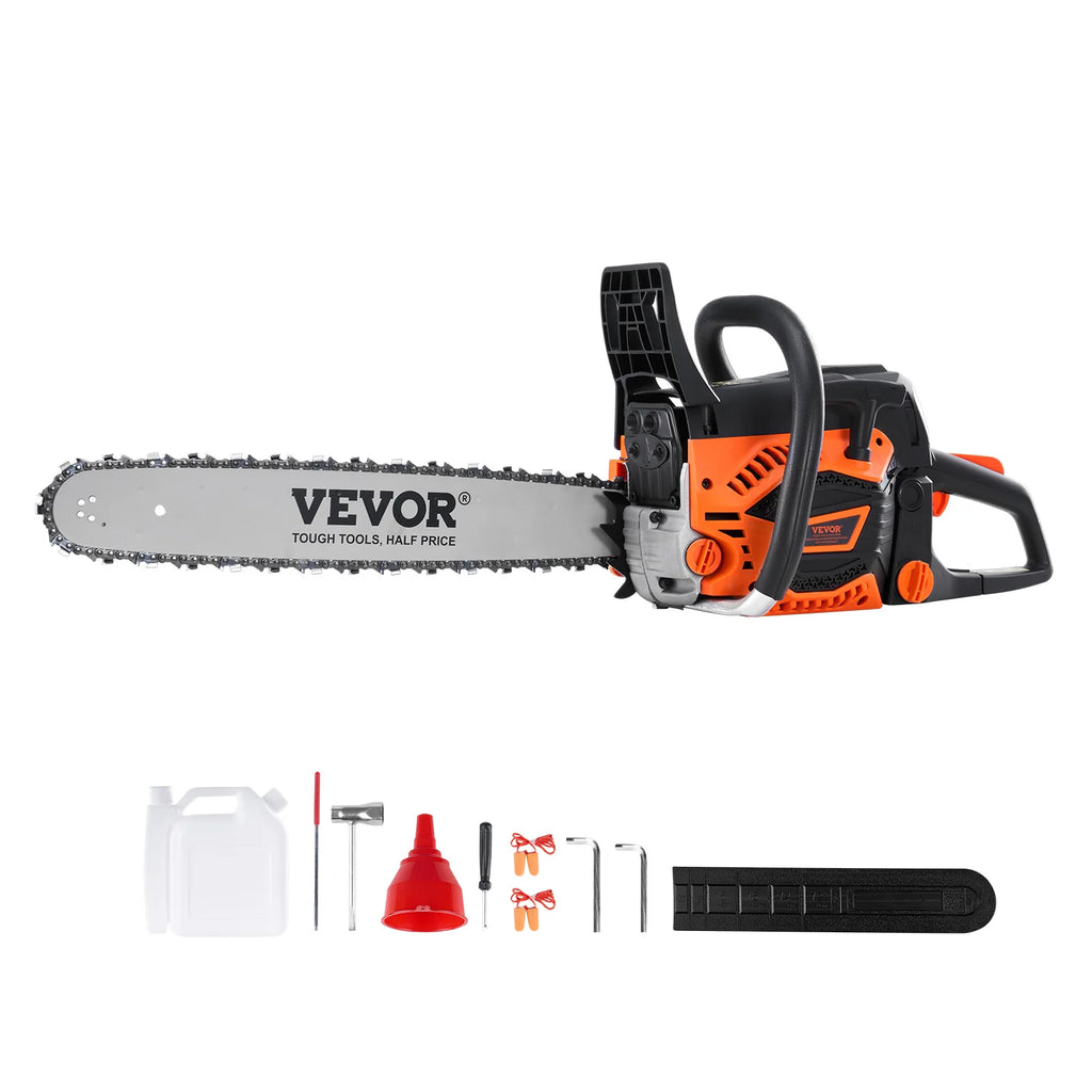 Gas Chainsaw 58CC 20" 3.22HP Handheld