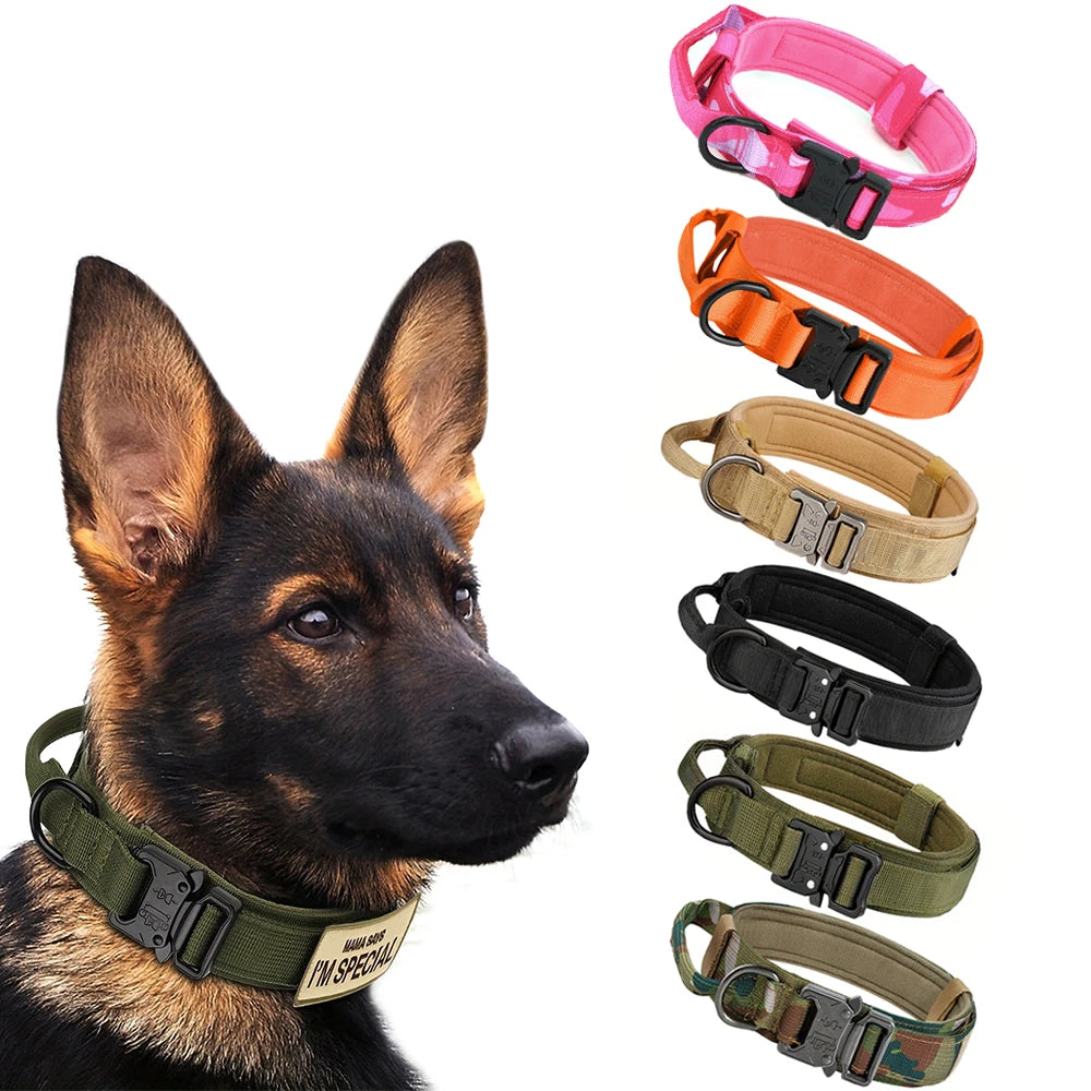 Dog Collar And Leash Set Control Handle Pet Lead Collar For Small Big Dogs