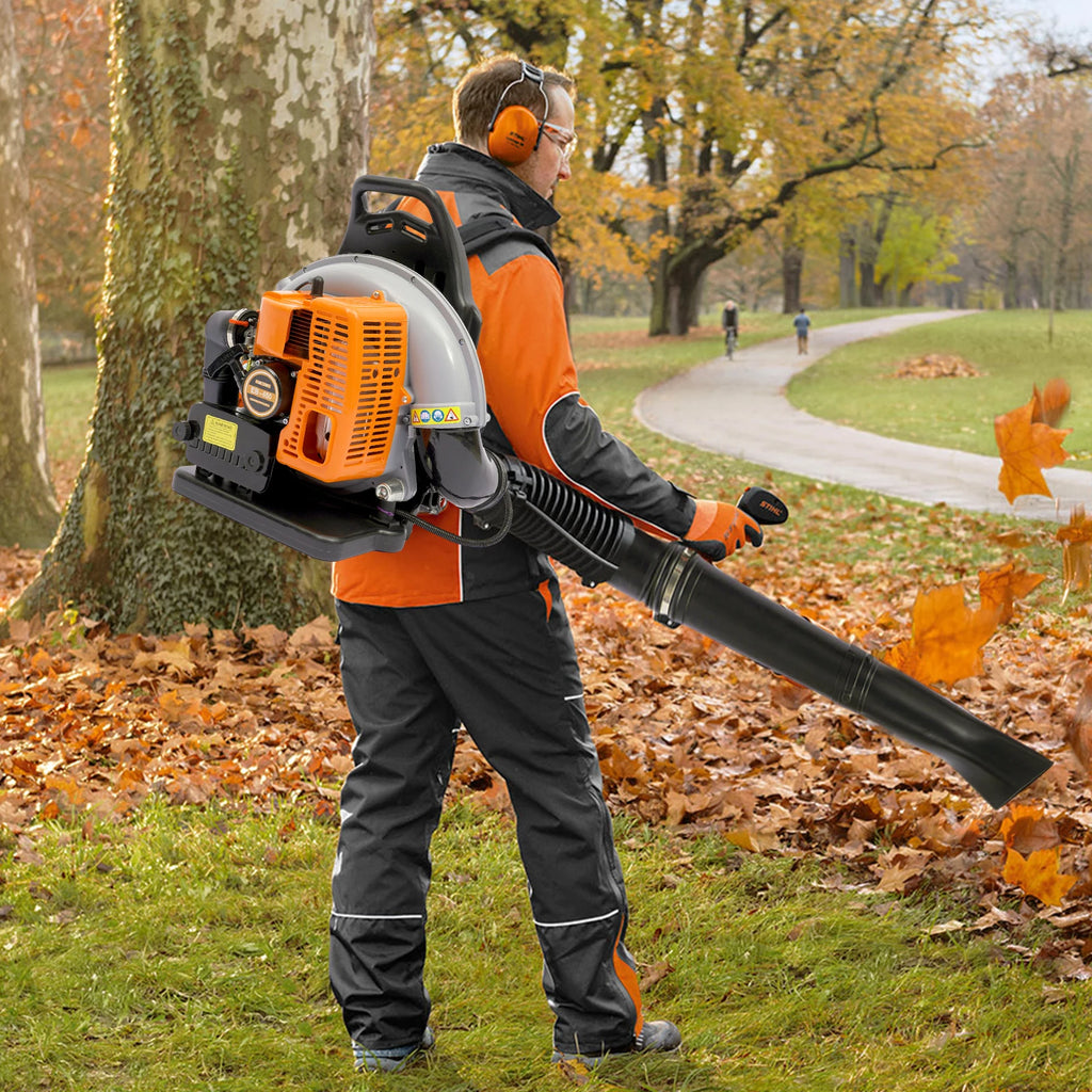 63CC Gas Leaf Blower Backpack High Power Yard Debris Clener