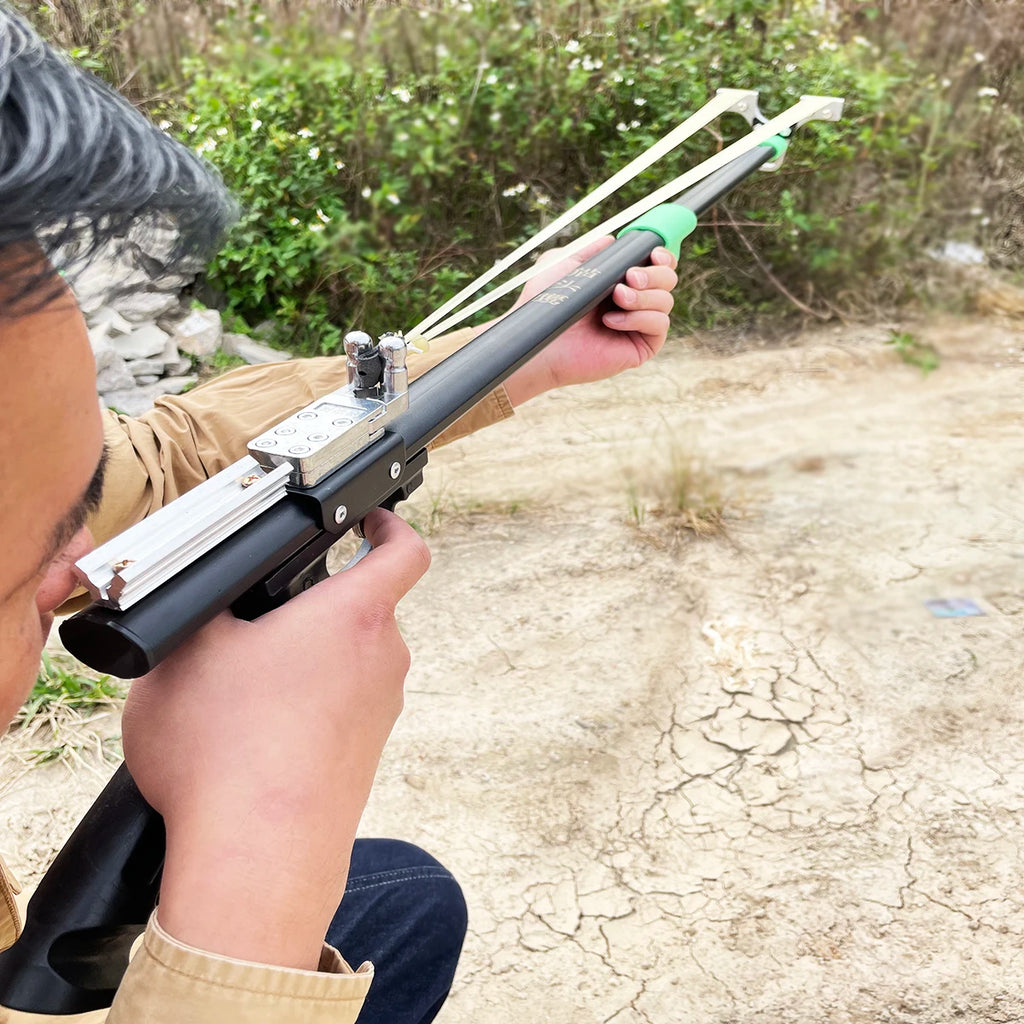 Powerful Metal Slingshot, Outdoor Hunting Catapult, Jungle Field Precision Slingshot,