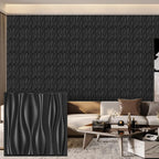 30 pack 3D wall panel. PVC flower textured wall panels. 11.8x11.8 Double-Sided Tape.