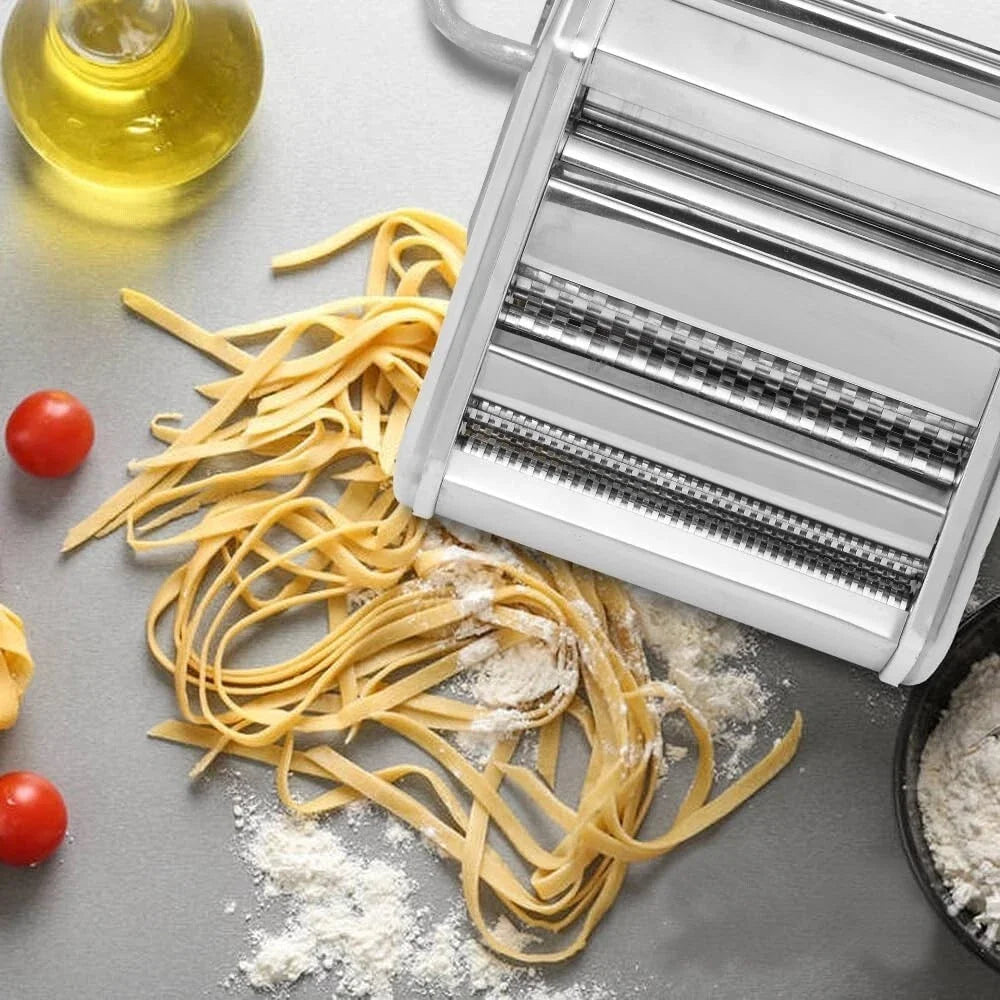 Stainless Steel Pasta Maker Machine Adjustable Noodle