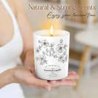 Deluxe Vanilla Coconut Soy Wax Candle, 8 Oz