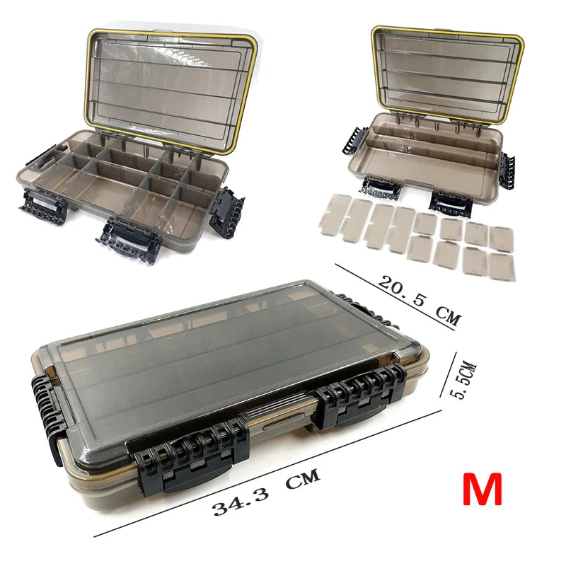 Large-Capacity Waterproof Fishing Tackle Box Fishing Accessories