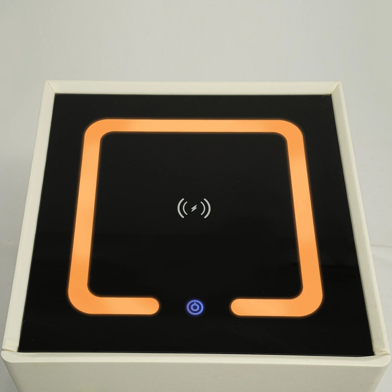 Smart Nightstand w/ Drawer & Safe Wireless Charging