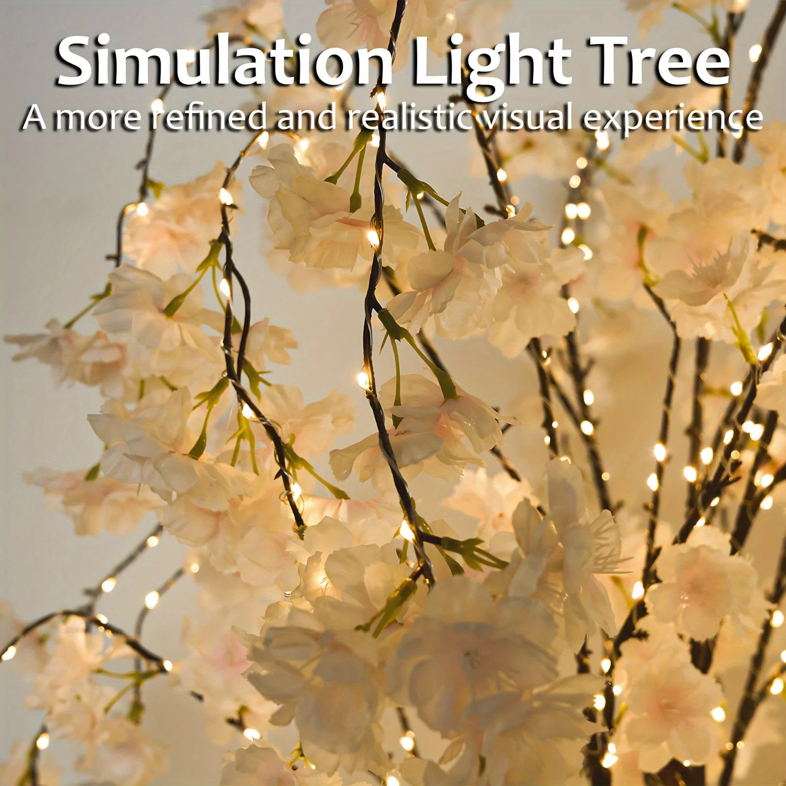 Cherry Blossom Tree Light, 6ft