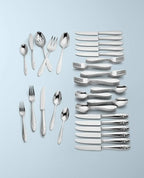 Silverware Set For 12, Butterfly Meadow 65-Piece Flatware Set