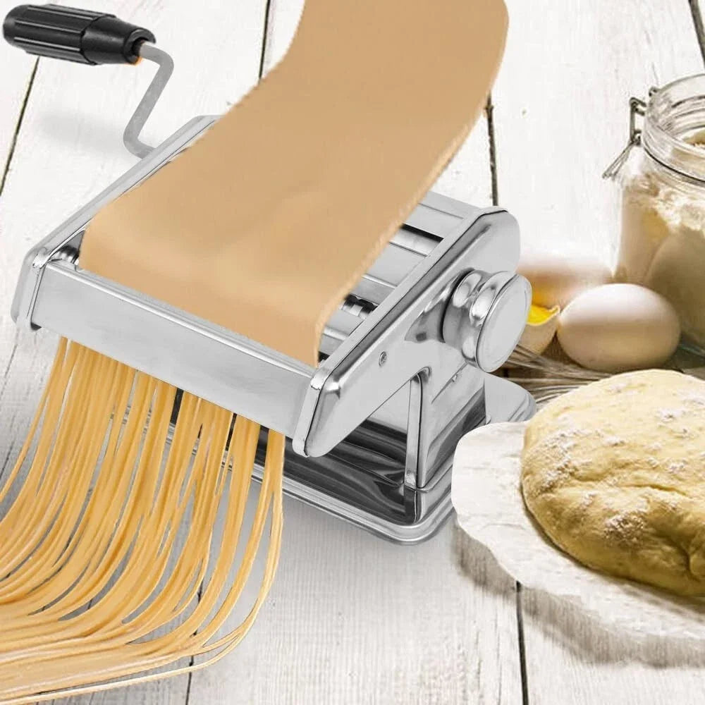 Stainless Steel Pasta Maker Machine Adjustable Noodle