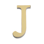 26 English Letters Wall Sticker 3D Mirror Acrylic Gold