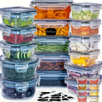 48-Piece Leakproof Food Storage Containers Set