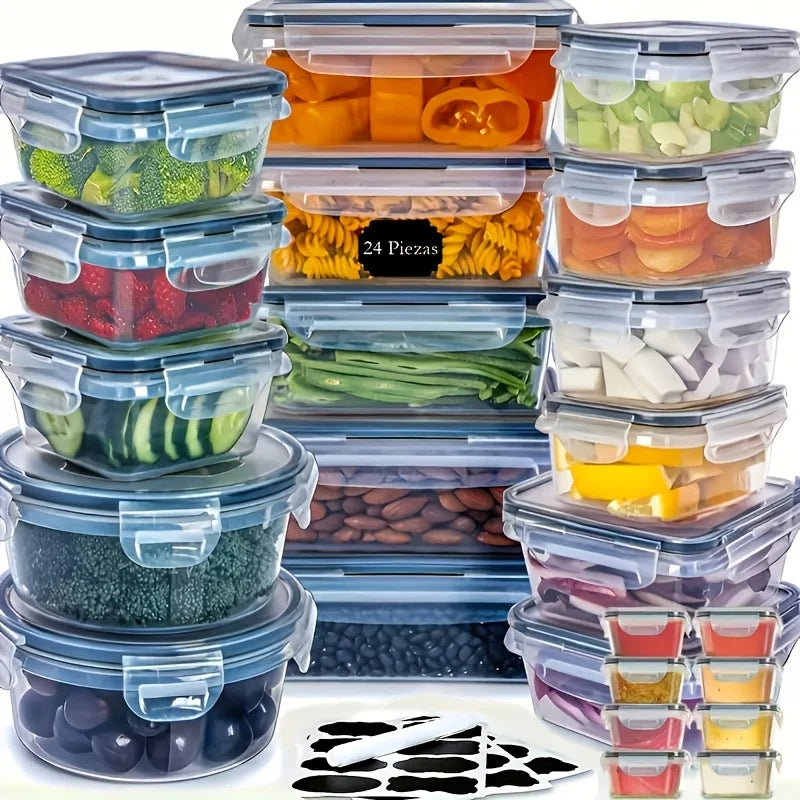 48-Piece Leakproof Food Storage Containers Set