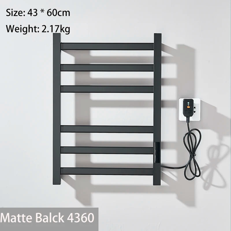 Temperature &Time Control Smart Home Heated Towel Rail Towel Warmer