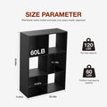 9 Cube Storage Organizer Wooden Shelf Bookcase