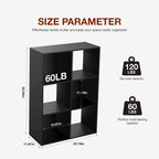 9 Cube Storage Organizer Wooden Shelf Bookcase