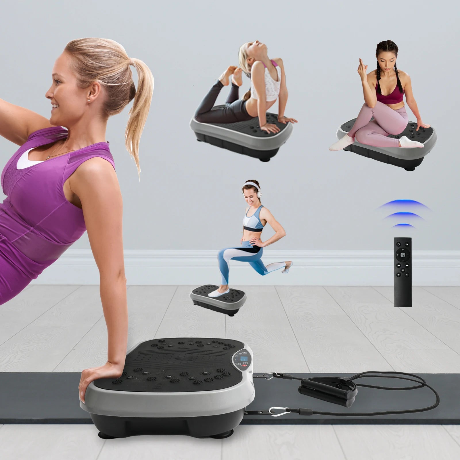 Vibration Plate Exercise Machine Fat-Burning Home Fitness Fat Slinger
