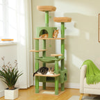 Multi-Level Cat Tree Tower with Scratching Posts&Board