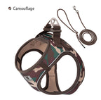 Dog Harness Leash Set for Small Medium Dog Adjustable Reflective Puppy Cat Harness