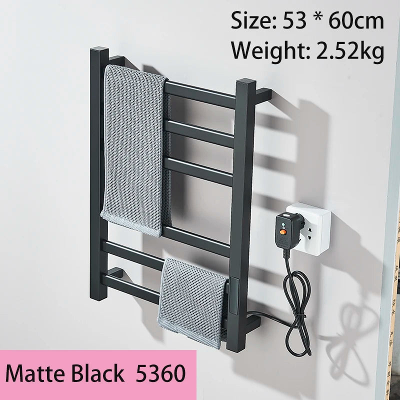 Temperature &Time Control Smart Home Heated Towel Rail Towel Warmer