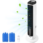 VEVOR Tower Fan 23.3ft/s Velocity Quiet Floor Fan  70° Oscillating Fans for Indoors with 9 Speeds 4 Modes  24H Timer for Bedroom