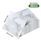 50pcs SXP Floor Sticker Peel and Stick 11.81x11.81in Self adhesive Wall Stickers Easy DIY 1.5mm thick Applies to any indoor