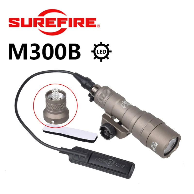 Ultra Weapons Flashlight Tactical Scout Light Airsoft Rifle 20mm Rail