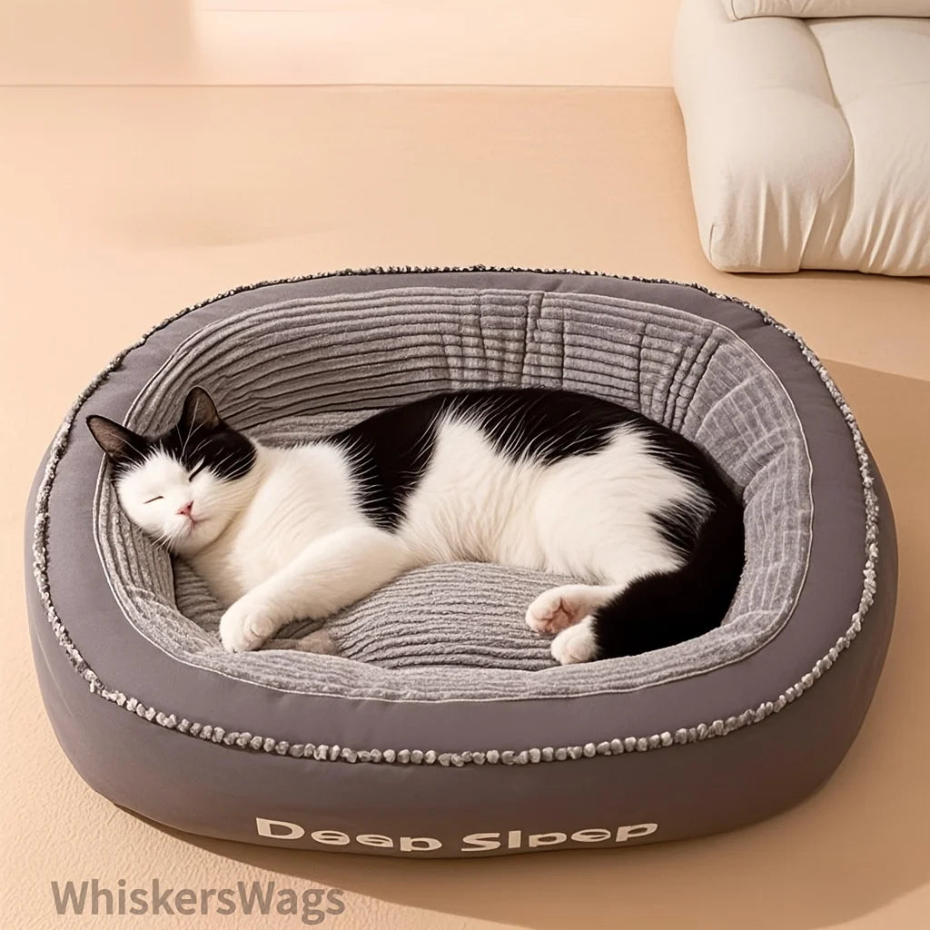 Round Comfortable Pet Bed