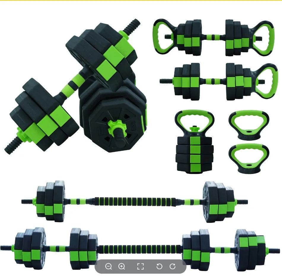 4 in 1 Adjustable Kettlebell Set  Dumbbell Set Used as Kettlebells Barbell Push up Stand for GYM Home