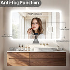 Bluetooth Bathroom LED Light Vanity Mirror 3X Magnify Dimmable