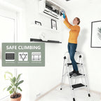 Folding Step Stool with Anti-Slip Pedal 330lbs Capacity
