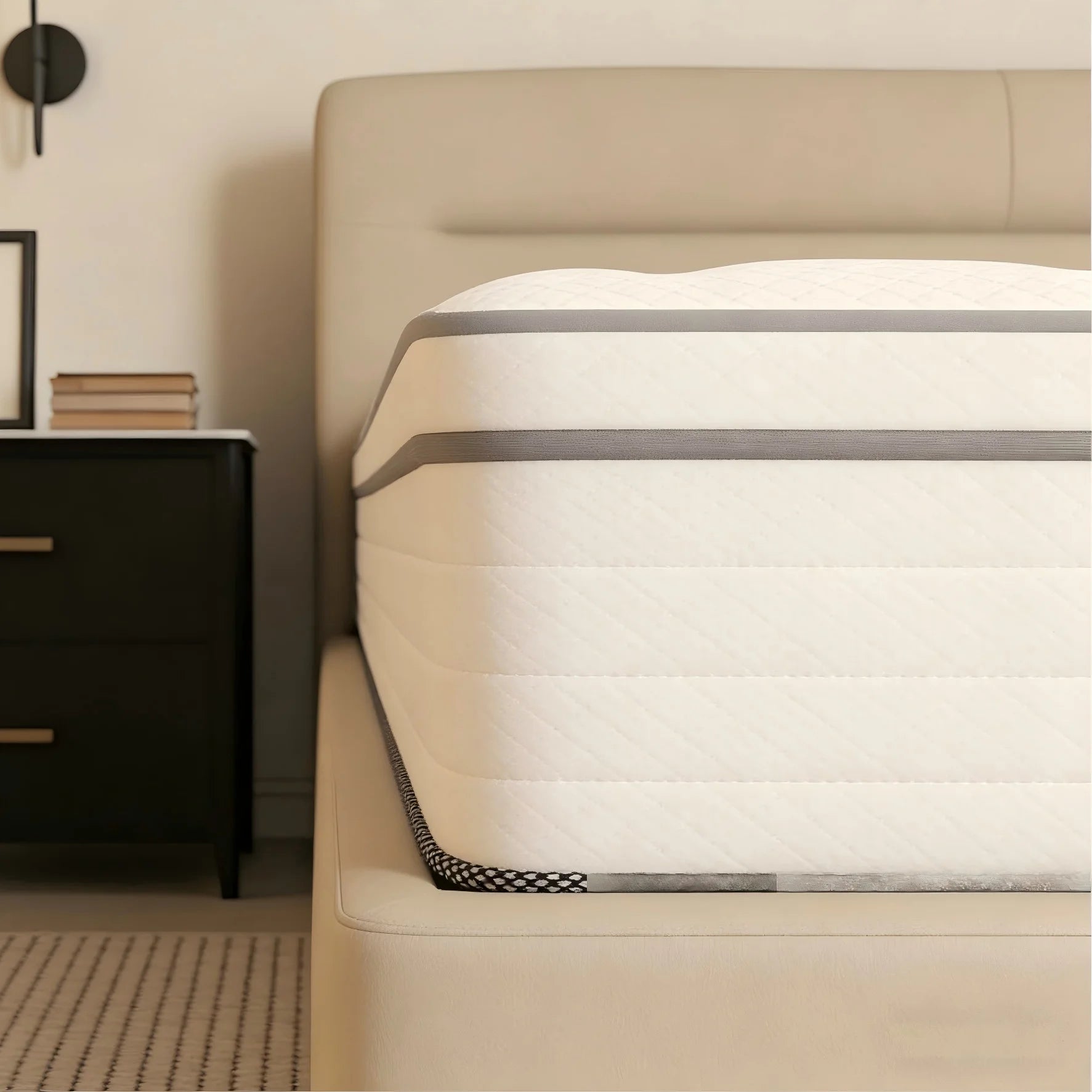 12 Inch Queen King Full Twin Mattress in a Box with  Memory Foam & Pocket Springs, Motion Isolation, Pressure Relief