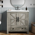 30" Farmhouse Bathroom Vanity with Sink Combo,