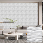 30 pack 3D wall panel. PVC flower textured wall panels. 11.8x11.8 Double-Sided Tape.