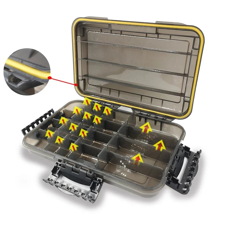 Large-Capacity Waterproof Fishing Tackle Box Fishing Accessories