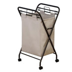 7172 Rolling Laundry Hamper with HeavyDuty Canvas Bag