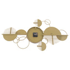 Creative Modern Metal Wall Clock,Battery Operated